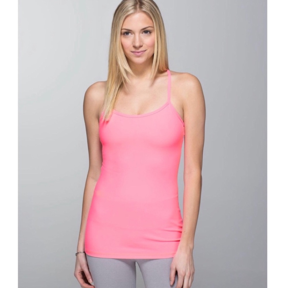 Lululemon Power Y Pink Tank